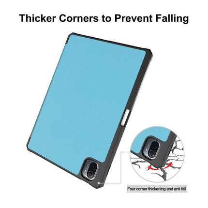 For Xiaomi Mi Pad 5 / 5 Pro ENKAY Custer Texture Horizontal Flip PU+TPU Leather Case with Three-folding Holder & Sleep / Wake-up Function & Pen Holder, For Xiaomi Mi Pad 5 / 5 Pro