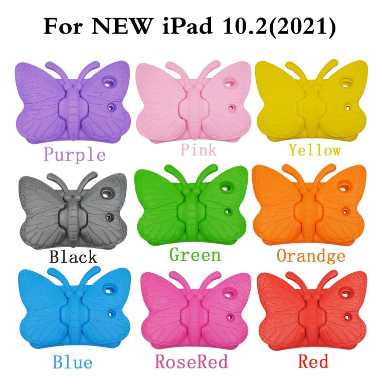 Butterfly Bracket Style EVA Children Falling Proof Cover Protective Case, For iPad 10.2 2021