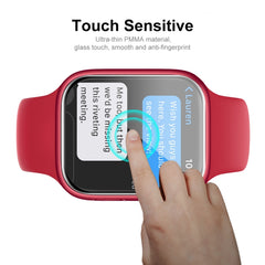 For Apple Watch Series 7 41mm ENKAY Hat-Prince 3D Full Coverage Soft PC Edge + PMMA HD Screen Protector Film, 1 PC, 2 PCS, 5 PCS, 10 PCS