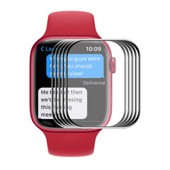 For Apple Watch Series 7 41mm ENKAY Hat-Prince 3D Full Coverage Soft PC Edge + PMMA HD Screen Protector Film, 1 PC, 2 PCS, 5 PCS, 10 PCS