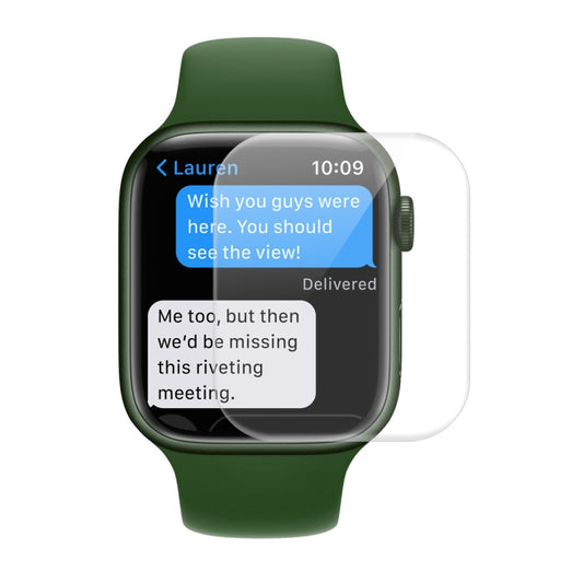 ENKAY Hat-Prince Case Friendly 3D Full Screen PET Curved Hot Bending HD Screen Protector Film For Apple Watch Series 7 41mm, 1 PC For Apple Watch Series 7 41mm, 2 PCS For Apple Watch Series 7 41mm, 5 PCS For Apple Watch Series 7 41mm�������������������...