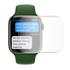 ENKAY Hat-Prince Case Friendly 3D Full Screen PET Curved Hot Bending HD Screen Protector Film For Apple Watch Series 9 / 8 / 7 41mm