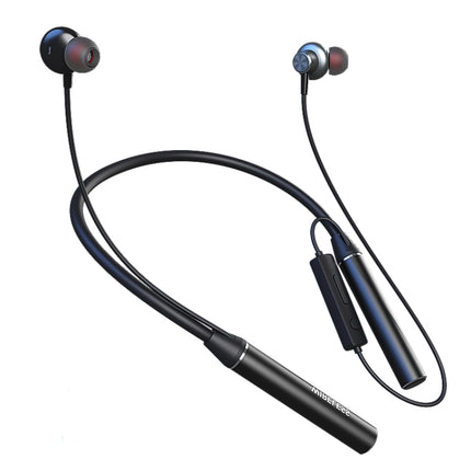 GYM530 Magnetic Neck-mounted Noise Cancelling Sports Earphones In-ear Stereo Support Handsfree / TF Card