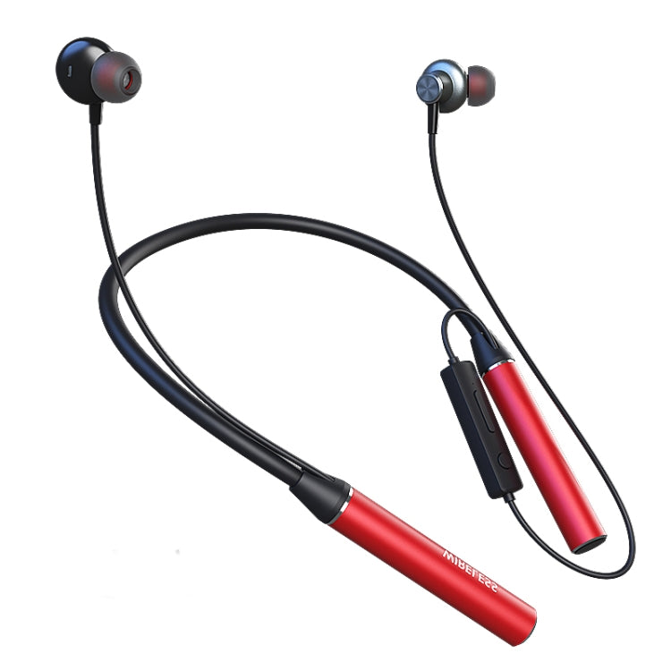 GYM530 Magnetic Neck-mounted Noise Cancelling Sports Earphones In-ear Stereo Support Handsfree / TF Card