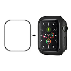 ENKAY Hat-Prince PC Frame + Full Coverage PMMA HD Screen Protector Film for Apple Watch Series 7 41mm