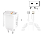 Charger + Type-C to 8 Pin Cable / EU Plug