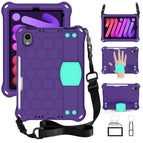 For iPad mini 6 / mini 2024 / Purple+Aqua
