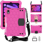 For iPad mini 6 / mini 2024 / Rose Red+Black