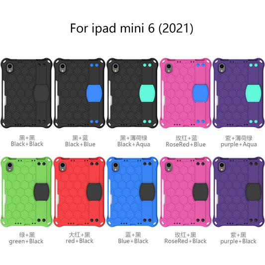 Honeycomb EVA Hybrid PC Tablet Case with Strap, For iPad mini 6 / mini 2024