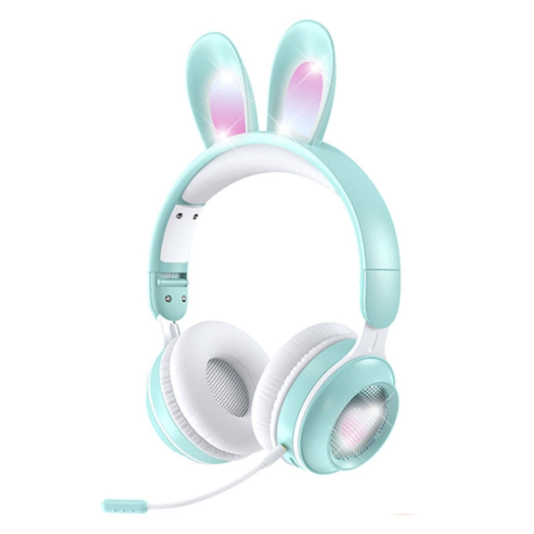 KE-01 Rabbit Ear Wireless Bluetooth 5.0 Stereo Music Foldable Headset with Mic For PC