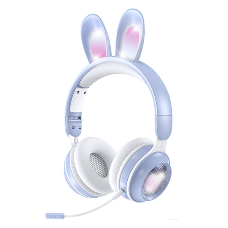 KE-01 Rabbit Ear Wireless Bluetooth 5.0 Stereo Music Foldable Headset with Mic For PC