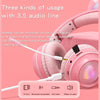 KE-01 Rabbit Ear Wireless Bluetooth 5.0 Stereo Music Foldable Headset with Mic For PC