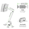 AP-7LC 360 Degree Rotating Adjustable Lifting Long Arm Lazy Bedside Desktop Tablets Phones Holder