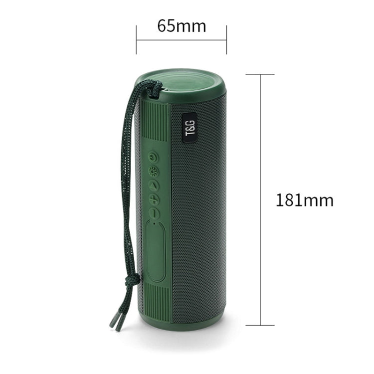 T&G TG635 Portable Outdoor Waterproof Bluetooth Speaker with Flashlight Function