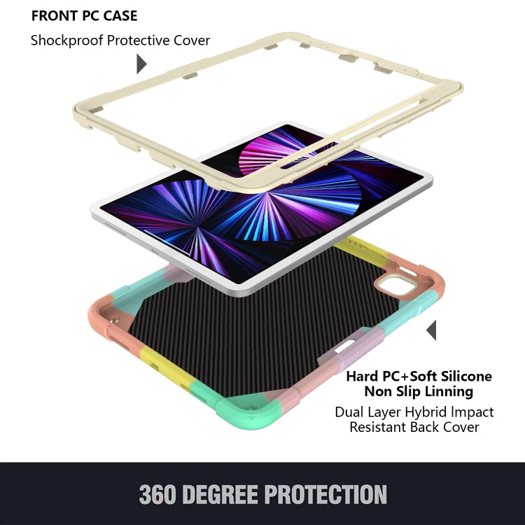 PC + Silicone Anti-drop Tablet Case with Butterfly Holder & Pen Slot for iPad Pro 11 2018 & 2020 & 2021 & Air 2020 10.9, For iPad Pro 11 2018 & 2020 & 2021 & Air 2020 10.9