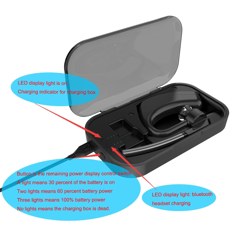 For Plantronics Voyager Legend / Voyager 5200 Bluetooth Headset Charging Box, For Plantronics Voyager Legend / Voyager 5200