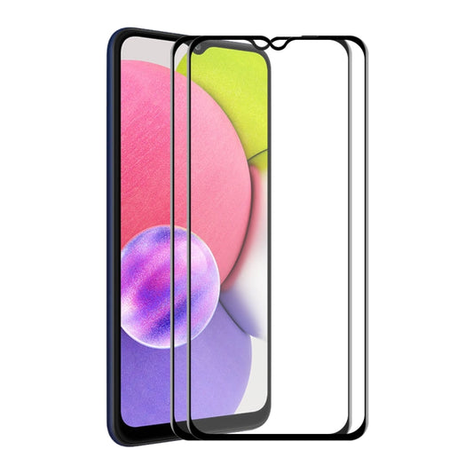 2 PCS ENKAY Hat-Prince Full Glue Tempered Glass 6D Full Coverage Anti-scratch Protector, For Samsung Galaxy A03s 164mm(2pcs), For Samsung Galaxy A03s 166mm(2pcs), For Samsung Galaxy A22 4G(2pcs), For Samsung Galaxy A22 5G(2pcs)�������������������������...