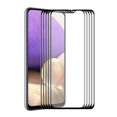 5 PCS ENKAY Hat-Prince Full Glue Tempered Glass 6D Full Coverage Anti-scratch Protector, For Samsung Galaxy A03s 164mm(5pcs), For Samsung Galaxy A03s 166mm(5pcs), For Samsung Galaxy A22 4G(5pcs), For Samsung Galaxy A22 5G(5pcs)�������������������������...