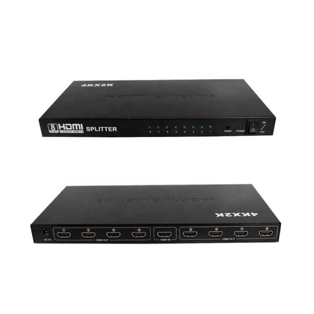 1 x 8 4K x 2K 3840*2160/30HZ HDMI Splitter, 1 x 8 4K x 2K