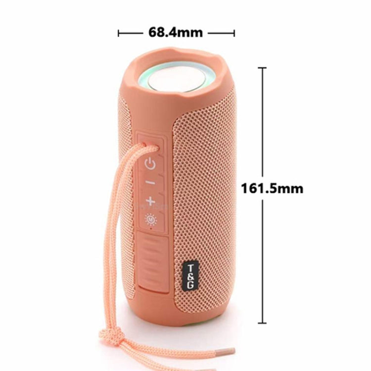 T&G TG227 Outdoor Portable Waterproof Bluetooth Music Speaker with LED Support FM / TF / USB