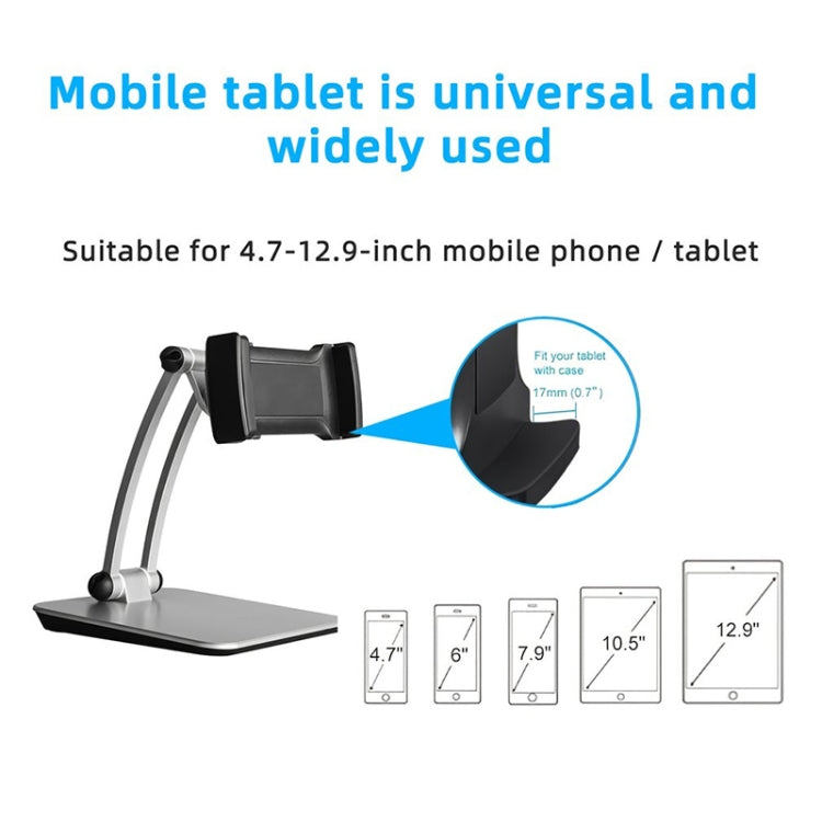 S10 Aluminum Alloy Tablet Stand, Flat Laptop Frame, Folding Desk Accessories