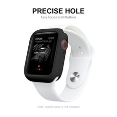 ENKAY Hat-Prince Protective TPU Watch Case + Full Coverage PET Screen Protector Film for Apple Watch Series 7 41mm