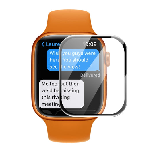 ENKAY Hat-Prince 3D Curved Edge Full Coverage Full Tempered Glass HD Screen Protector Film For Apple Watch Series 7 45mm, 1 PC, 2 PCS, 5 PCS, 10 PCS