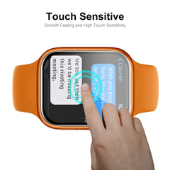 ENKAY Hat-Prince 3D Curved Edge Full Coverage Full Tempered Glass HD Screen Protector Film For Apple Watch Series 7 45mm, 1 PC, 2 PCS, 5 PCS, 10 PCS