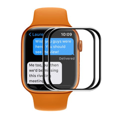 ENKAY Hat-Prince 3D Curved Edge Full Coverage Full Tempered Glass HD Screen Protector Film For Apple Watch Series 7 45mm, 1 PC, 2 PCS, 5 PCS, 10 PCS