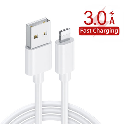 PD25W USB-C / Type-C + QC3.0 USB Dual Ports Fast Charger with USB to 8 Pin Data Cable, EU Plug, EU Plug + USB to 8 Pin Cable