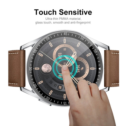 For Huawei Watch GT 3 46mm ENKAY Hat-Prince Full Coverage 3D Curved Soft PC Edge + PMMA HD Screen Protector Film, 1 PC, 2 PCS, 5 PCS, 10 PCS