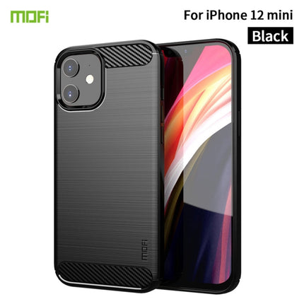 MOF Gentleness Series Brushed Texture Carbon Fiber Soft TPU Case, For iPhone 12 mini, For iPhone 12 / 12 Pro, For iPhone 12 Pro Max, For iPhone?12 / 12 Pro