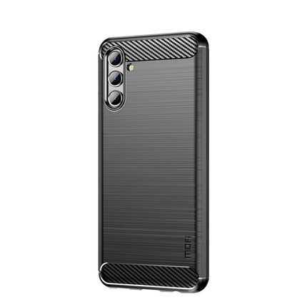 MOFI Gentleness Series Brushed Texture Carbon Fiber Soft TPU Case, For Samsung Galaxy S22 5G, For Samsung Galaxy S22+ 5G, For Samsung Galaxy S22 Ultra 5G, For Samsung Galaxy A13 5G, For Samsung Galaxy M52 5G
