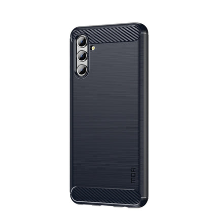 MOFI Gentleness Series Brushed Texture Carbon Fiber Soft TPU Case, For Samsung Galaxy S22 5G, For Samsung Galaxy S22+ 5G, For Samsung Galaxy S22 Ultra 5G, For Samsung Galaxy A13 5G, For Samsung Galaxy M52 5G