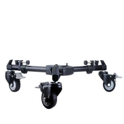 YUNTENG 901 Aluminium Alloy Camera Tripod Foot Wheel Tripod Pulley Base, Load 30KG, 901