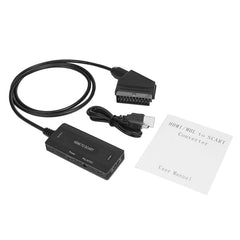 1080P HDMI to SCART Audio Video Converter, HDMI to SCART