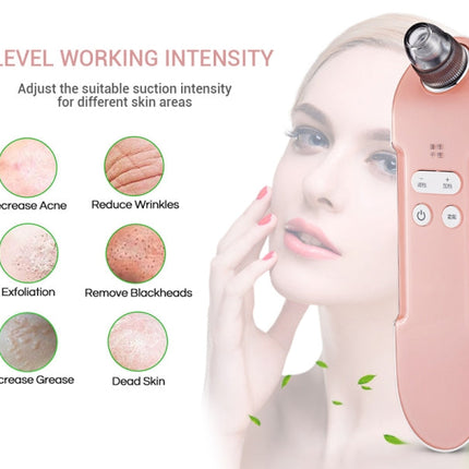 K-SKIN 3 Level Intensity Blackhead Removal Pore Cleaner Suction Rechargeable Black Spot Cleaner Facial Cleaning Machine
