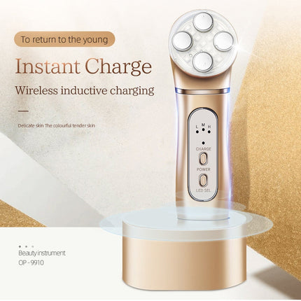 K-SKIN OP9910 EMS Anti-Aging RF Skin Lifting Face Massager For Home Use EMS Technology 3 Adjustable Levels Wrinkles Removal
