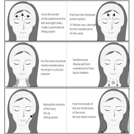 K-SKIN OP9910 EMS Anti-Aging RF Skin Lifting Face Massager For Home Use EMS Technology 3 Adjustable Levels Wrinkles Removal