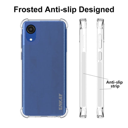 ENKAY Transparent TPU Shockproof Case, For Samsung Galaxy A03 Core, For Samsung Galaxy A13 4G, For Samsung Galaxy A33 5G, For Samsung Galaxy A53 5G, For Samsung Galaxy A73