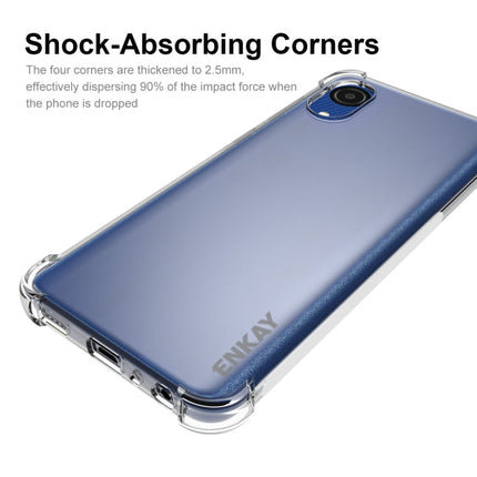 ENKAY Transparent TPU Shockproof Case, For Samsung Galaxy A03 Core, For Samsung Galaxy A13 4G, For Samsung Galaxy A33 5G, For Samsung Galaxy A53 5G, For Samsung Galaxy A73
