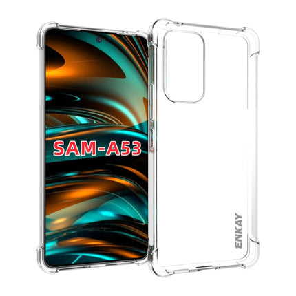 ENKAY Transparent TPU Shockproof Case, For Samsung Galaxy A03 Core, For Samsung Galaxy A13 4G, For Samsung Galaxy A33 5G, For Samsung Galaxy A53 5G, For Samsung Galaxy A73