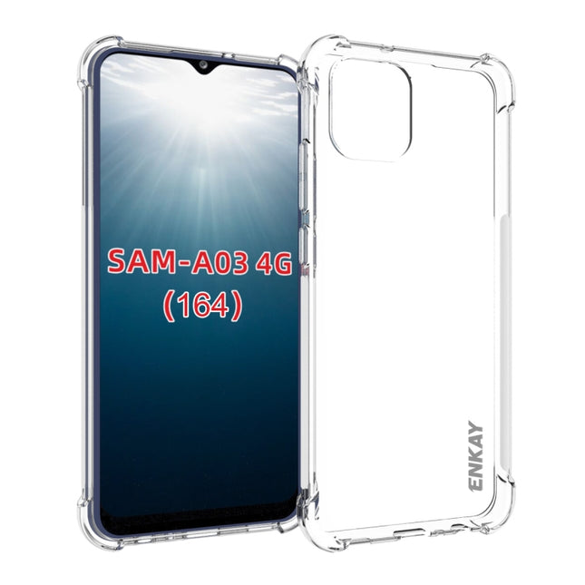 ENKAY Transparent TPU Shockproof Case, For Samsung Galaxy A03 4G 164mm, For Samsung Galaxy A03 4G 166mm, For Samsung Galaxy A03s 4G EU Version, For Samsung Galaxy A13 5G, For Samsung Galaxy M52 5G, For Samsung Galaxy S22 5G, For Samsung Galaxy S22+ 5G�...
