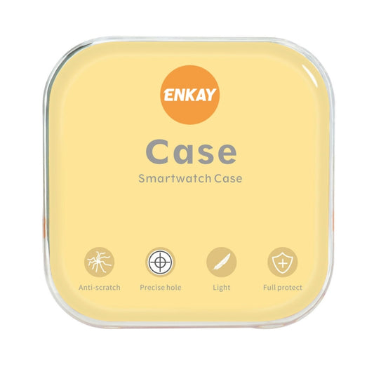 ENKAY Hat-Prince 2 in 1 PC Frame + 9H Tempered Glass Case, For Apple Watch Series 8 / 7 41mm, For Apple Watch Series 8 / 7 45mm