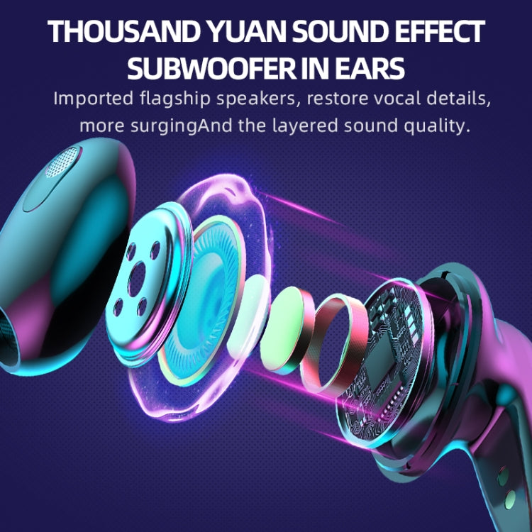 G10 TWS 5.2 Binaural True Stereo Touch Game Bluetooth Earphone