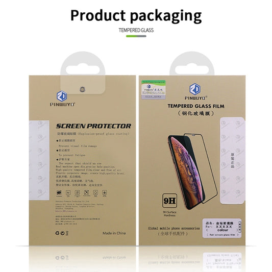 PINWUYO 9H 2.5D Tempered Glass Full Film, For vivo Y76 5G / Y76S 5G, For Motorola One 5G Ace, For Honor X30, For Xiaomi Poco M4 Pro 5G
