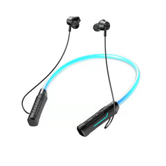 JG4 Flashing LED Neck-mounted Stereo Bluetooth Wireless Earphone