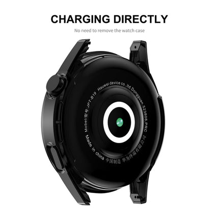 For Huawei Watch GT 3 46mm ENKAY Matte PC Frame + Tempered Glass Protector Case