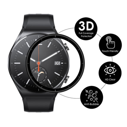 For Xiaomi Watch S1 ENKAY Hat-Prince 3D Full Coverage Soft PC Edge + PMMA HD Protector Film, 1 PC, 2 PCS, 5 PCS, 10 PCS