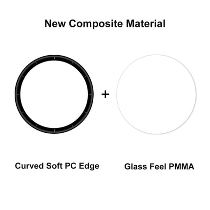 For Xiaomi Watch S1 ENKAY Hat-Prince 3D Full Coverage Soft PC Edge + PMMA HD Protector Film, 1 PC, 2 PCS, 5 PCS, 10 PCS